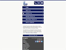 Tablet Screenshot of labordeproducts.com